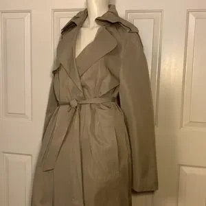 Ann Taylor Jackets Coats Ann Taylor Brawn Trench Coat Belted
